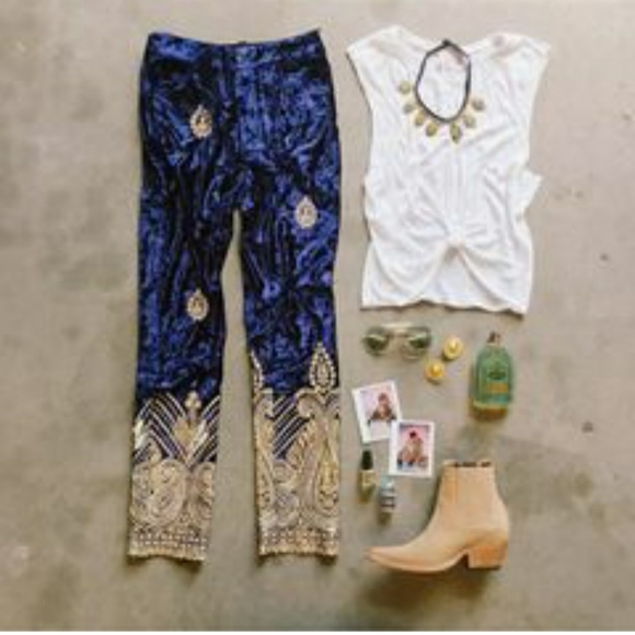 Lenni the Label Instrumental Jeans - navy velvet - Picture 4 of 11